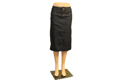 Denim Skirt Made in the USA   |  Women  |  Straight Cut  |  Long  |  Classic 2
