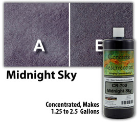 Water Reducible Concentrated (WRC) Concrete Stain - Midnight Sky (Dark Blue) 32oz