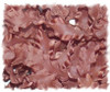Brown Double Ruffle Ribbon