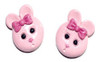 Bunny Face Flatback Resin