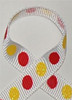 Glitter Polka Dots Red / Daffodil