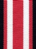 Navy and Geranium Preppy Stripe Ribbon