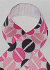 Split Pea Pink and Black Grosgrain Ribbon