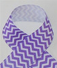 Chevron Ribbon | Purple Chevron Ribbon | Printed Ribbon For Hair Bows