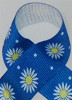 Blue Daisies Grosgrain Ribbon