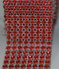 Red Rhinestone Ribbon for Crafts and Supplies