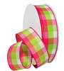Tres Chic Checkered Wired Ribbon #7381