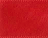 Hot Red Double Faced Satin Ribbon #252
