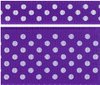 Purple Swiss Dots #610