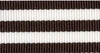 Chocolate Striped Grosgrain #523