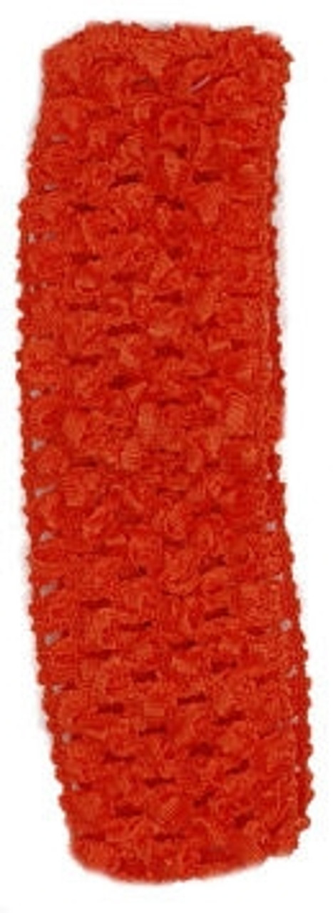 Orange Crochet Headband