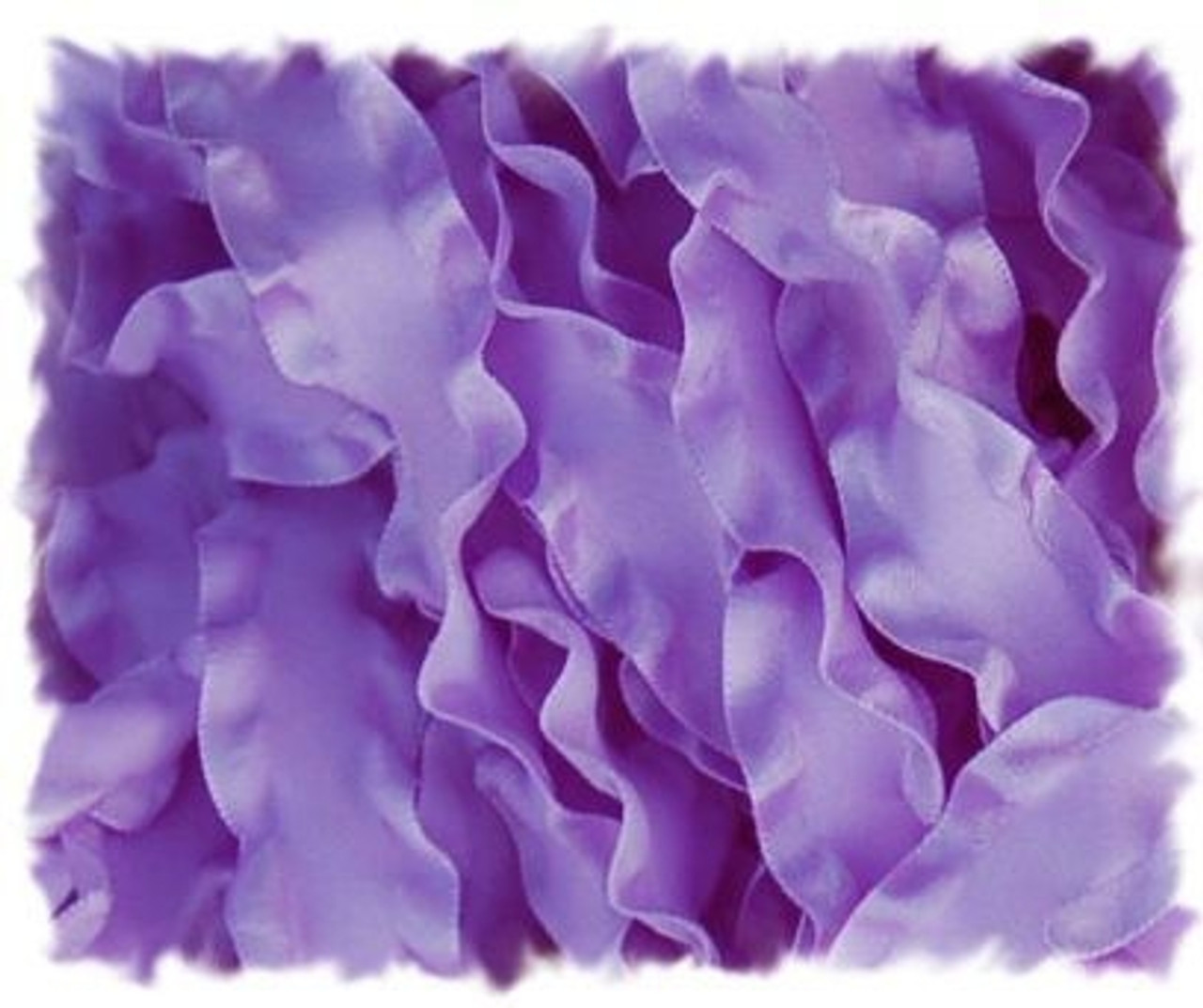 Light Orchid Double Ruffle Ribbon