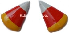 Candy Corn Flatback Resin