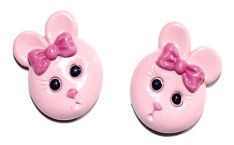 Bunny Face Flatback Resin