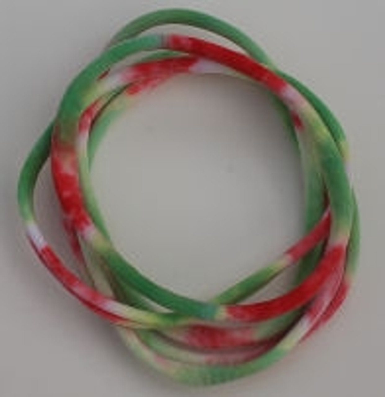 White, Red and Green Nylon Chokers