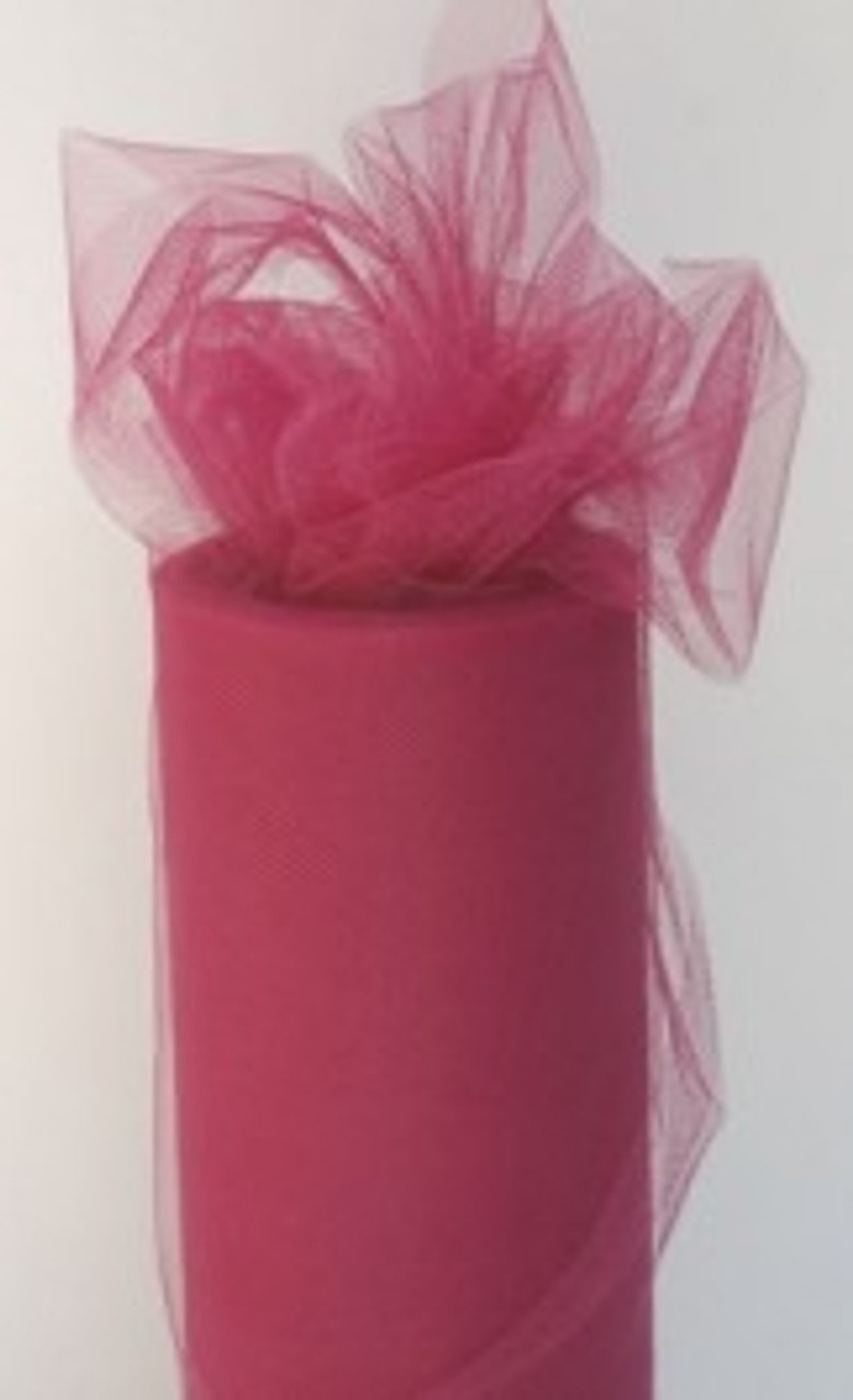 Wine Tulle Fabric