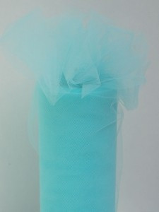 Aqua Tulle Fabric