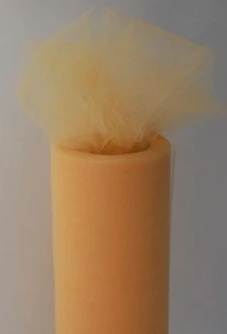 Yellow Gold Tulle Fabric