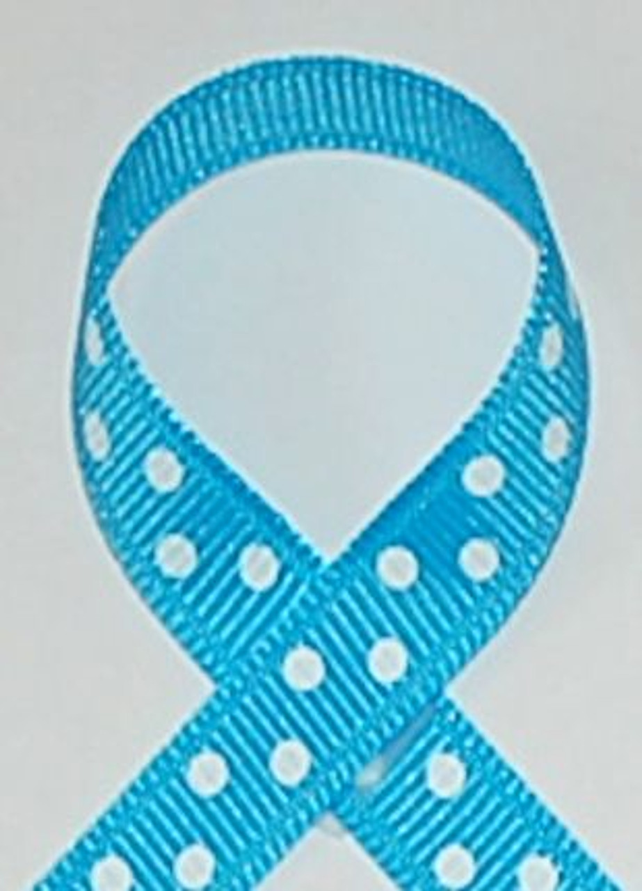 Mystic Blue Dot ribbon for hair bows