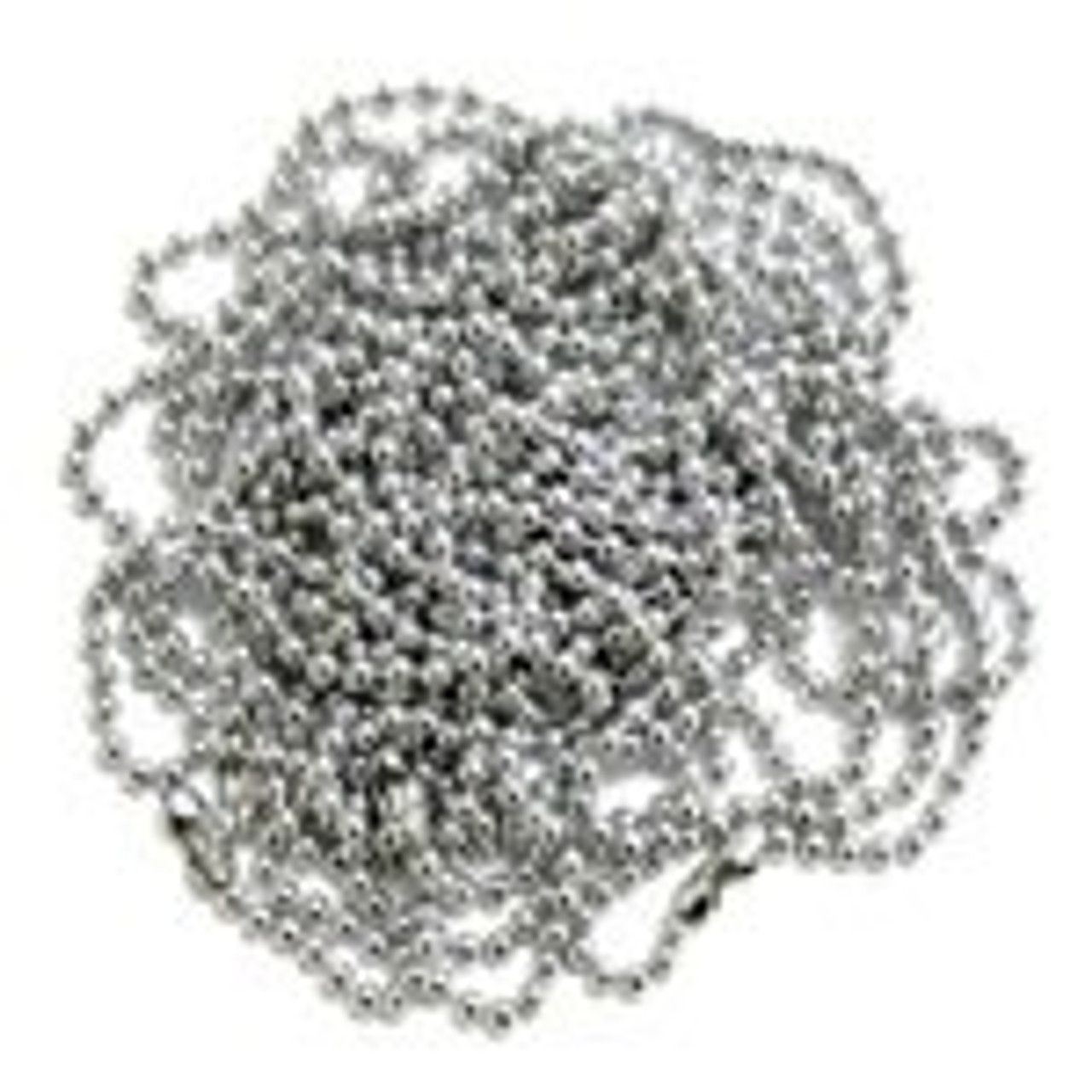 Chunky beaded necklace - Silver-coloured - Ladies | H&M