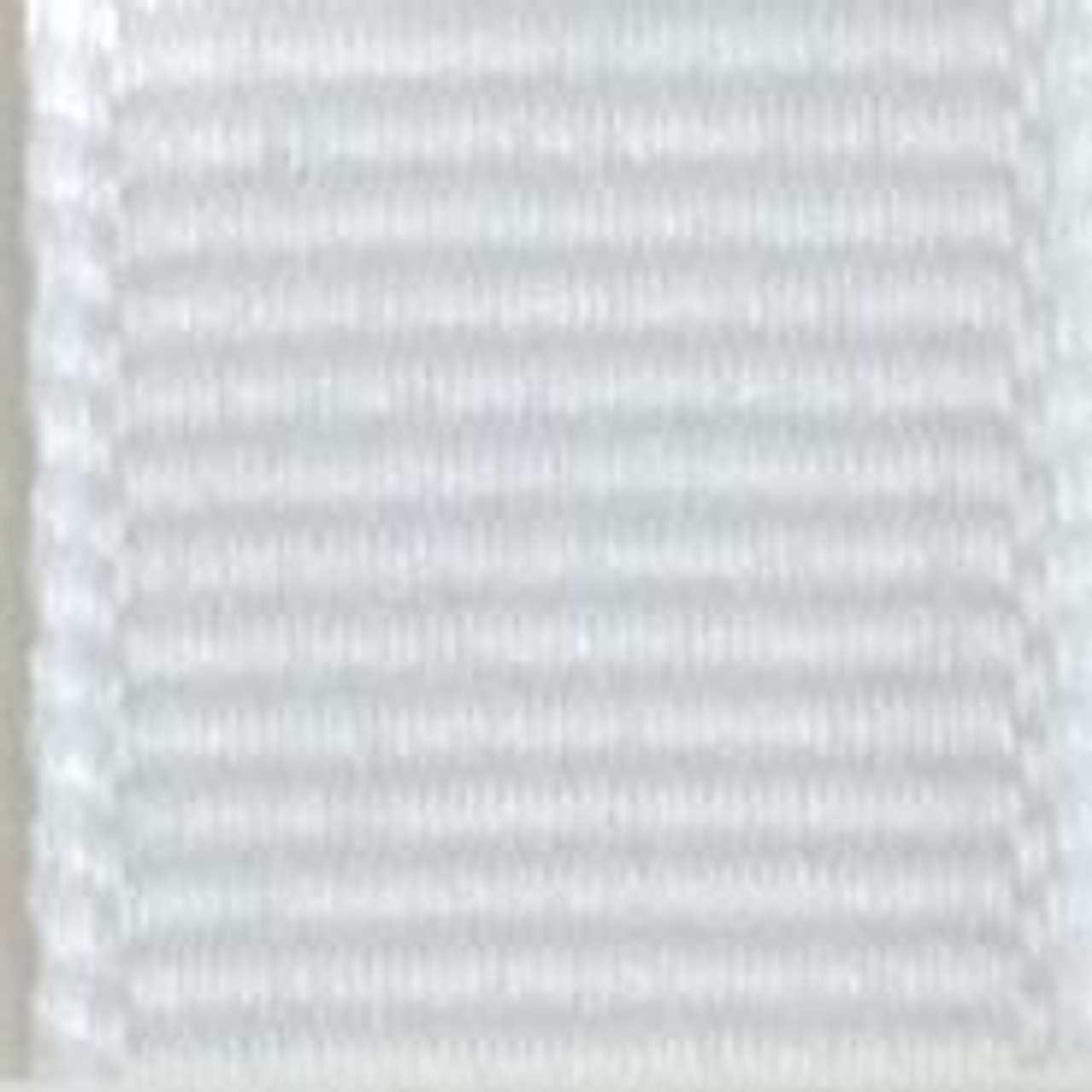 White Offray Grosgrain Ribbon