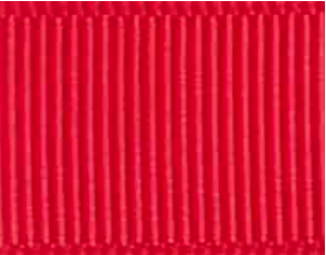 Hot Red Grosgrain Ribbon #252