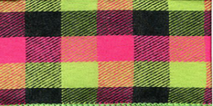 Tres Chic Checkered Wired Ribbon #7381