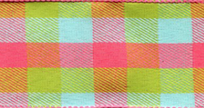 Tres Chic Checkered Wired Ribbon #7381