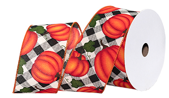 Pumpkin Checks (wired) # 7788.60/10-620