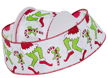 Holiday Tiptoe Wired Ribbon #7818.60/10-709