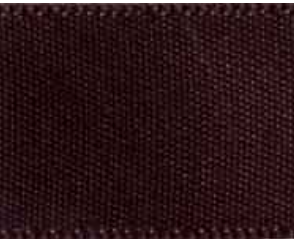 Licorice Double Faced Satin Ribbon #860