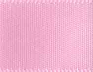 Rose Pink Double Faced Satin Ribbon #154