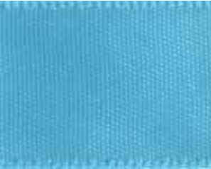 Turquoise Double Faced Satin Ribbon #340