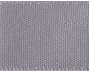 Silver Double Faced Satin Ribbon #012