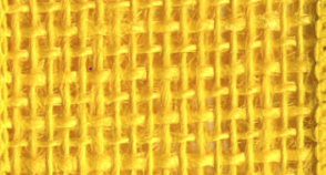 Bright Yellow Burlap Wired Ribbon #605