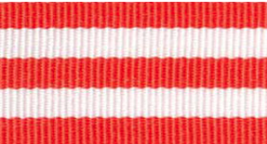 Orange Striped Grosgrain #620