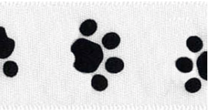 Paw Print Satin #613