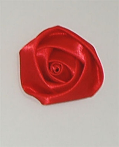 Red Satin Ribbon Rosettes