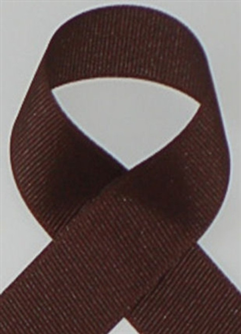 Schiff Brown Grosgrain Ribbon - Brown Grosgrain