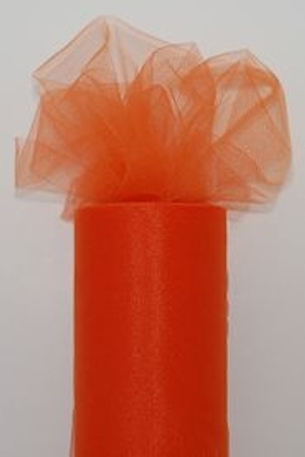 Orange Tulle Fabric