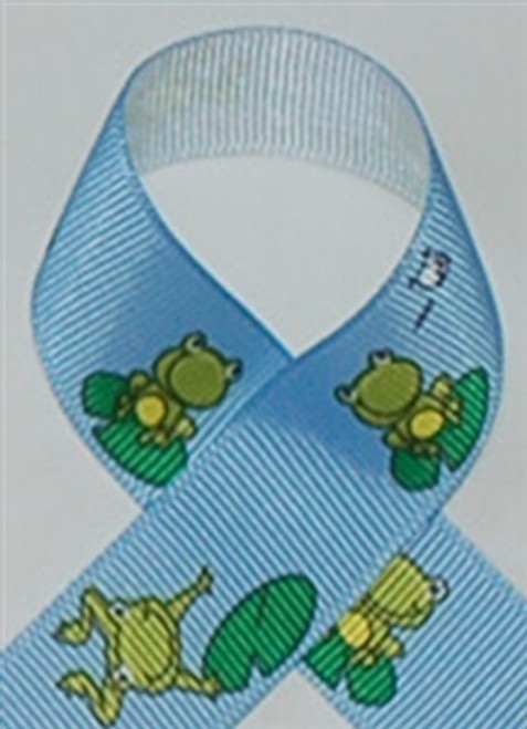 Frog Printed Ribbon