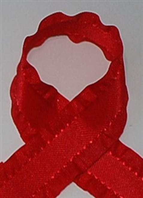 Red Ruffle Ribbon