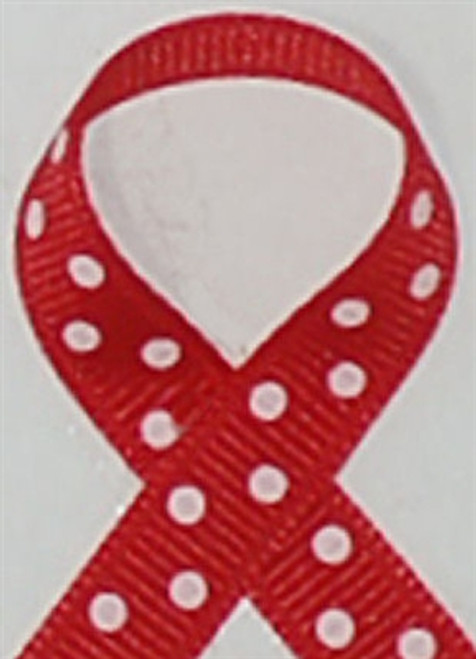 Red with White Swiss Dots