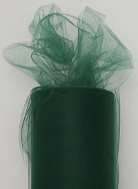 Hunter Green Tulle Fabric