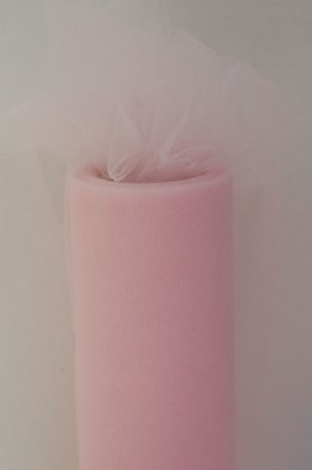 Fuchsia Pink Tulle Ribbon Decor - 6 x 100 Yards, Valentine's Day, Easter