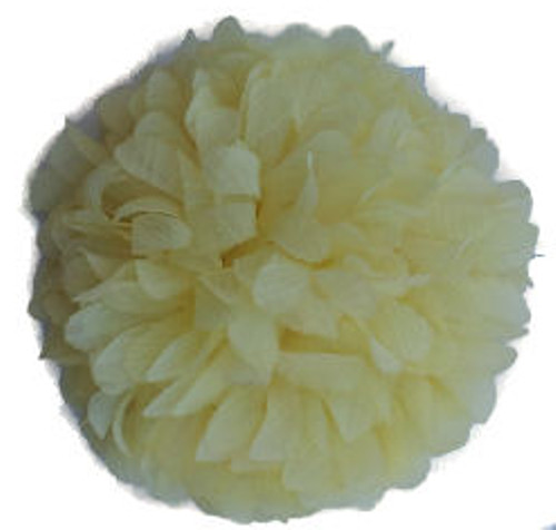 Yellow Chiffon Fabric Flowers
