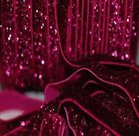 3/8 Azalea Velvet Glitter Elastic
