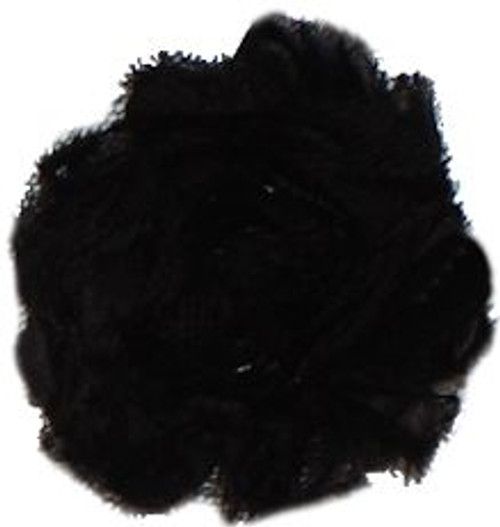 Black Chiffon Flower