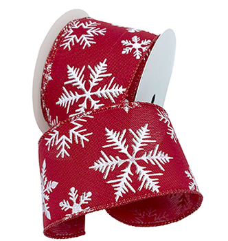Snowfall Wired Ribbon #7745.60/10-609