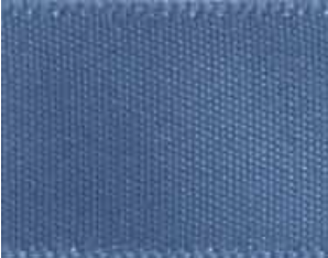 Smoke Blue Double Faced Satin Ribbon #363